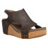 Фото #3 товара Corkys Carley Studded Wedge Womens Brown Casual Sandals 30-5316-CHSM