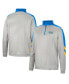 Фото #1 товара Men's Gray and Blue UCLA Bruins Bushwood Fleece Quarter-Zip Jacket