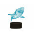 Фото #1 товара Светодиодная лампа iTotal 3D Акула 12,1 x 4 x 20,7 cm Пластик 21 cm