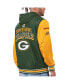 Men's Green, Gold Green Bay Packers Commemorative Reversible Full-Zip Jacket