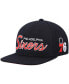 Фото #2 товара Men's Black Philadelphia 76Ers Hardwood Classics Script 2.0 Snapback Hat