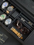 Rothenschild watches & jewelry box RS-2378-EB for 6 watches + 2 compartments