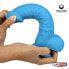 Фото #12 товара Realistic Dildo Liquid Silicone Dual Layer 8 Blue