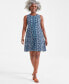 Фото #1 товара Petite Runway Pottery Flip Flop Dress, Created for Macy's
