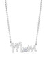 ფოტო #6 პროდუქტის Birthstone Mom Necklace In Silver Plate