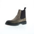 Bruno Magli Paris MB2PARO1 Mens Gray Suede Slip On Chelsea Boots 9