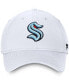 Фото #2 товара Men's White Seattle Kraken Core Primary Logo Flex Hat