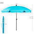 Фото #4 товара AKTIVE Ø200cm UV30 beach umbrella with inclinable mast