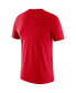 ფოტო #3 პროდუქტის Men's Red Georgia Bulldogs Baseball Logo Stack Legend Performance T-shirt