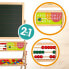 WOOMAX 2 In 1 Magnetic Wooden Blackboard With Chalk