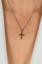 Silver pendant cross PT39W