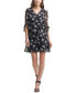 Фото #1 товара Women's 3/4-Sleeve Chiffon Dress