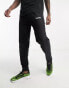 Hummel logo cotton joggers in black 2XL - фото #2