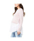 Maternity Sia Nursing Knit Dusty Pink / White
