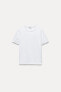 SLUB KNIT COTTON T-SHIRT