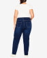 ფოტო #5 პროდუქტის Plus Size Butter Denim Straight Leg Tall Length Jean