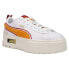 Фото #2 товара Puma Mayze New Heritage Logo Platform Womens White Sneakers Casual Shoes 389723