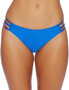 Фото #1 товара Ella Moss 262819 Women's Juliet Solid Side Strap Bikini Bottom Swimwear Size S