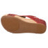 Фото #5 товара Corkys Carley Studded Glitter Wedge Womens Red Casual Sandals 30-5316-RDGL