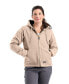 ფოტო #1 პროდუქტის Plus Size Lined Softstone Duck Hooded Jacket