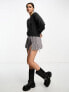 Фото #7 товара Object knitted rib v neck jumper in dark grey