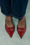 BOW SLINGBACK SHOES