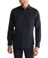 Фото #3 товара Men's Slim Fit Supima Stretch Long Sleeve Button-Front Shirt