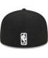 ფოტო #3 პროდუქტის Men's Black Brooklyn Nets Checkerboard UV 59FIFTY Fitted Hat