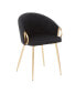 Фото #1 товара Claire Contemporary Glam Chair