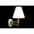 Фото #2 товара Настенный светильник DKD Home Decor 25W Позолоченный Металл полиэстер Белый 220 V (19 x 25 x 30 cm)