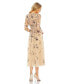 Фото #1 товара Women's Floral Embroidered A-Line Cocktail Dress