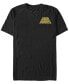 Фото #1 товара Star Wars Men's Distressed Slant Logo Short Sleeve T-Shirt