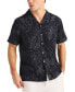 ფოტო #1 პროდუქტის Men's Miami Vice x Printed Short Sleeve Button-Front Camp Shirt