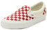 Слипоны Vans Slip-On Checkerboard Red/White