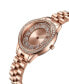 ფოტო #6 პროდუქტის Women's Bellini Diamond (1/8 ct. t.w.) Watch in 18k Rose Gold-plated Stainless-steel Watch 30 Mm