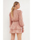 Фото #3 товара Платье с цветочным узором и полосками из шифона endless rose
