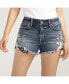 Фото #7 товара Шорты женские Silver Jeans Co. boyfriend средняя посадка с дефектами