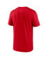 Фото #4 товара Men's Red Kansas City Chiefs 2022 AFC Champions Iconic T-shirt