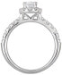 ფოტო #5 პროდუქტის GIA Certified Diamond Pear Bridal Set (1-1/2 ct. t.w.) in 14k White Gold