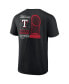 Фото #3 товара Men's Black Texas Rangers 2023 World Series Champions Signature Roster T-shirt