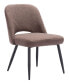 Фото #3 товара 32" Steel, Polyester Teddy Boho Dining Chair