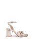 Фото #2 товара Women's Michelle Evening Block Heel Sandals