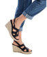 Фото #2 товара Women's Jute Wedge Sandals By