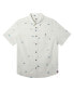 Men's Hawaii Stowaway Button Up Shirt Wbk0-snow, M - фото #1