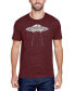 Фото #1 товара Men's Premium Blend Word Art Flying Saucer UFO T-shirt
