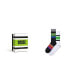 ფოტო #1 პროდუქტის 2-Pack Stripe Sneaker Socks Gift Set