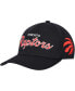 Фото #1 товара Men's Black Toronto Raptors MVP Team Script 2.0 Stretch Snapback Hat