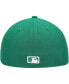Фото #5 товара Men's Green Los Angeles Dodgers Logo White 59FIFTY Fitted Hat