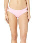 Фото #1 товара The Bikini Lab 243049 Womens Cut Out Hipster Swimsuit Bottom Pink Size Small