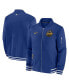 Men's Royal Seattle Mariners Authentic Collection Game Time Bomber Full-Zip Jacket